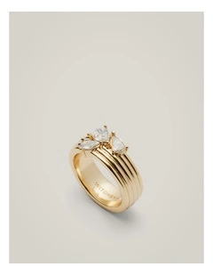 Zinnia Ring in Gold