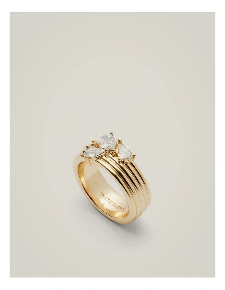 Zinnia Ring in Gold image 1