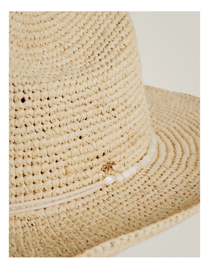 Willow Western Hat in White image 3
