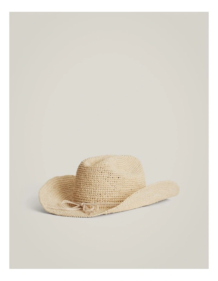 Willow Western Hat in White image 4