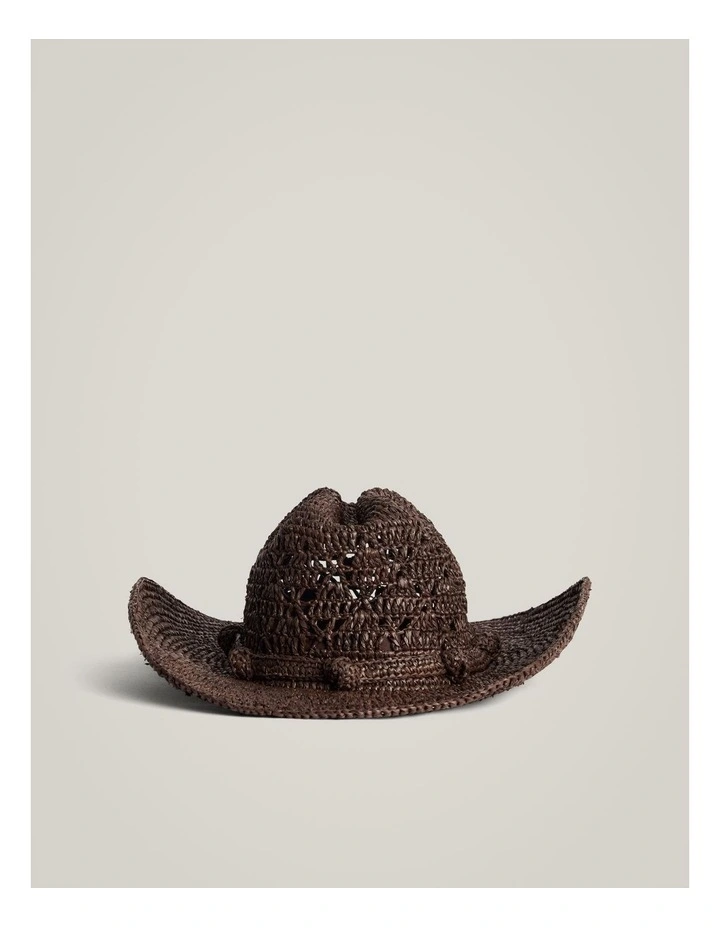 Carter Western Hat in Espresso image 1