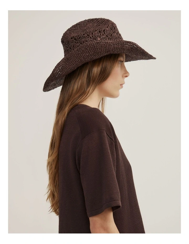 Carter Western Hat in Espresso image 4