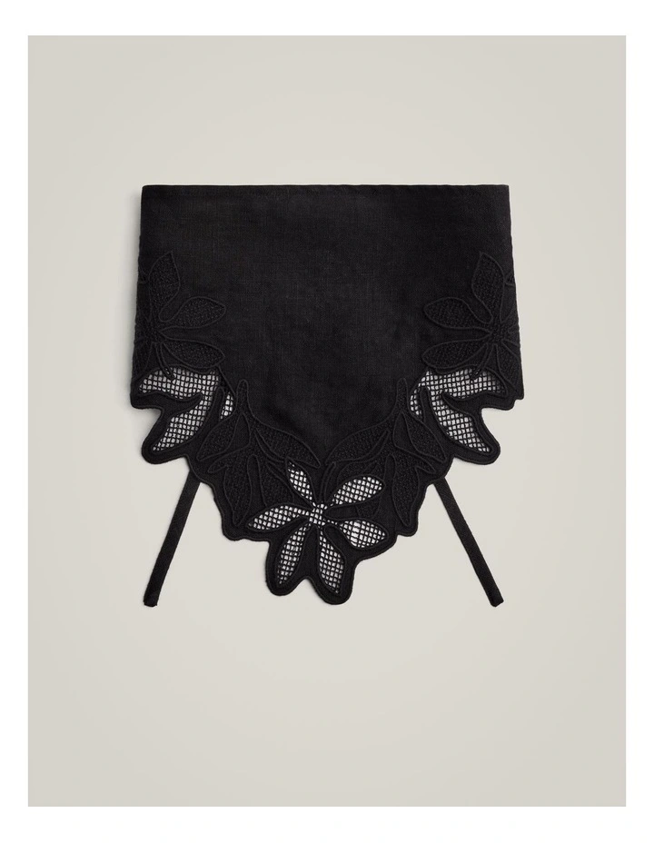 Anna Head Scarf in Black image 1