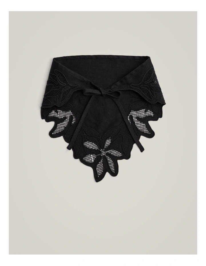 Anna Head Scarf in Black image 5