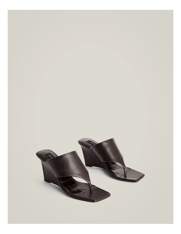 Cassie Wedge in Espresso image 3