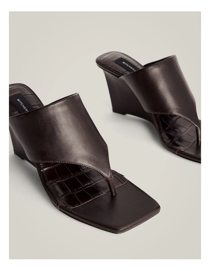 Cassie Wedge in Espresso image 4