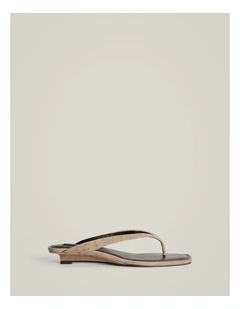 Franca Micro Heels in Flax