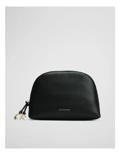 Cr Curved Cosmetic Case in Black