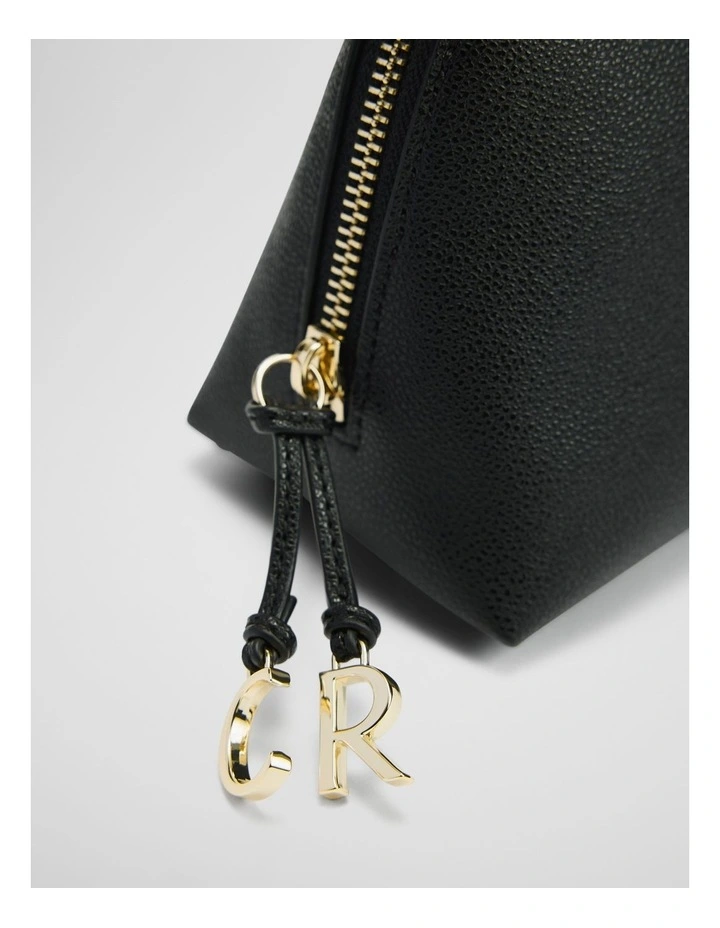 Cr Curved Cosmetic Case in Black image 2