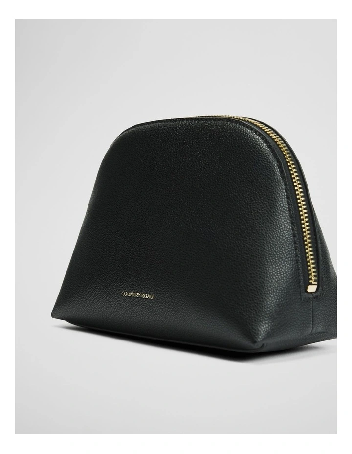 Cr Curved Cosmetic Case in Black image 3