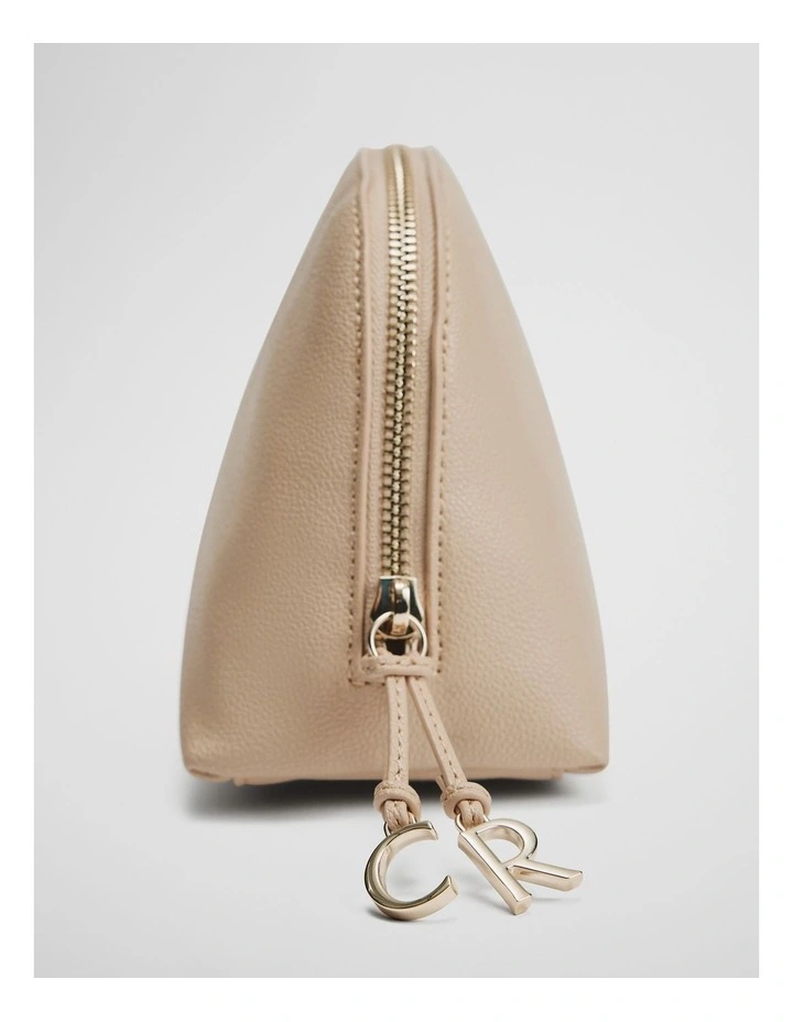 Cr Curved Cosmetic Case in Toasted Almond image 2