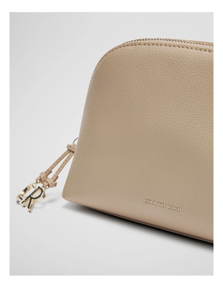 Cr Curved Cosmetic Case in Toasted Almond image 3