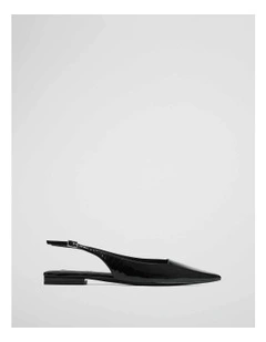 Florence Flat in Black Patent
