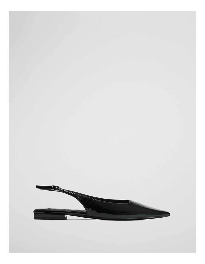 Florence Flat in Black Patent image 1