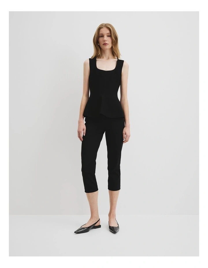 Florence Flat in Black Patent image 2