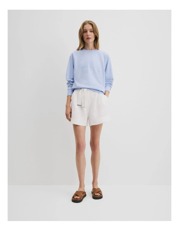 Verified Australian Cotton Heritage Sweat in Ice Blue image 3