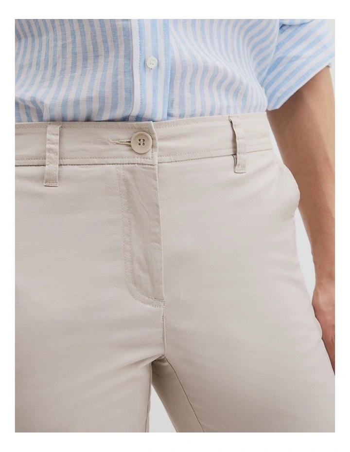 Australian Cotton Twill Walk Pant in Stone image 3