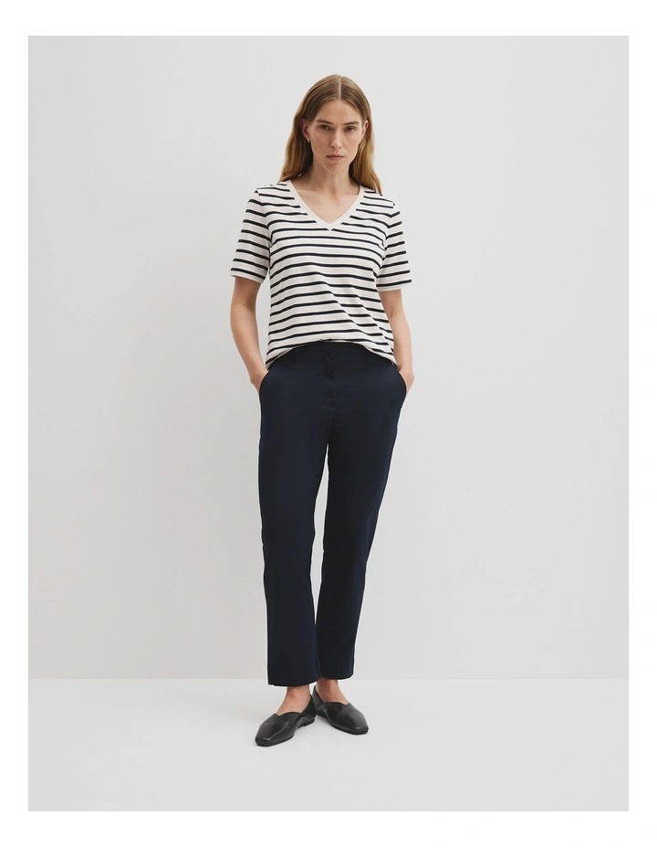 Australian Cotton Twill Walk Pant in Ink image 1