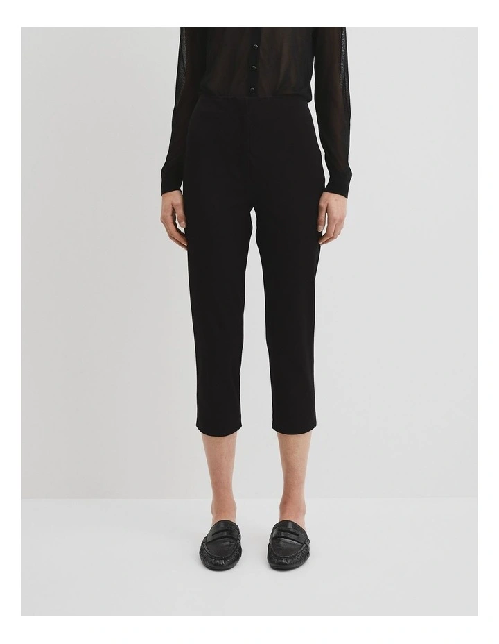 Capri Pant in Black image 2