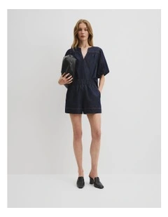 Chambray Denim Short in Indigo Rinse