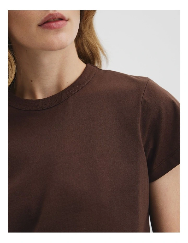 Australian Cotton Baby T-shirt in Cocoa image 2