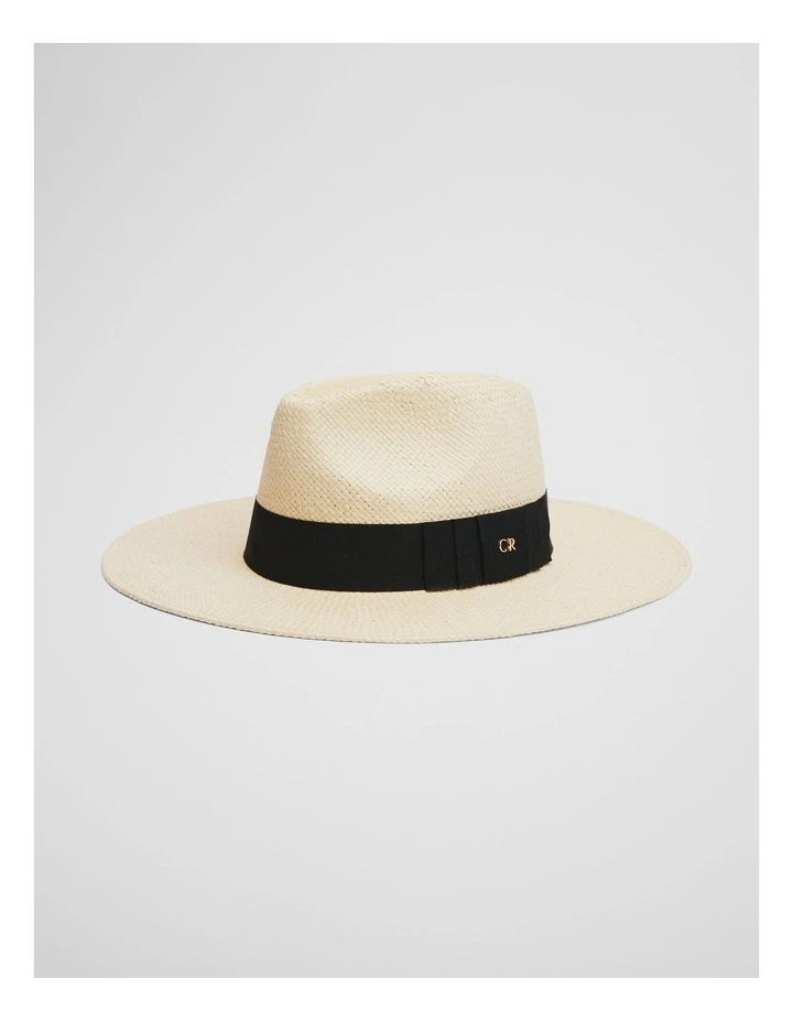 Wide Brim Panama in Natural image 1