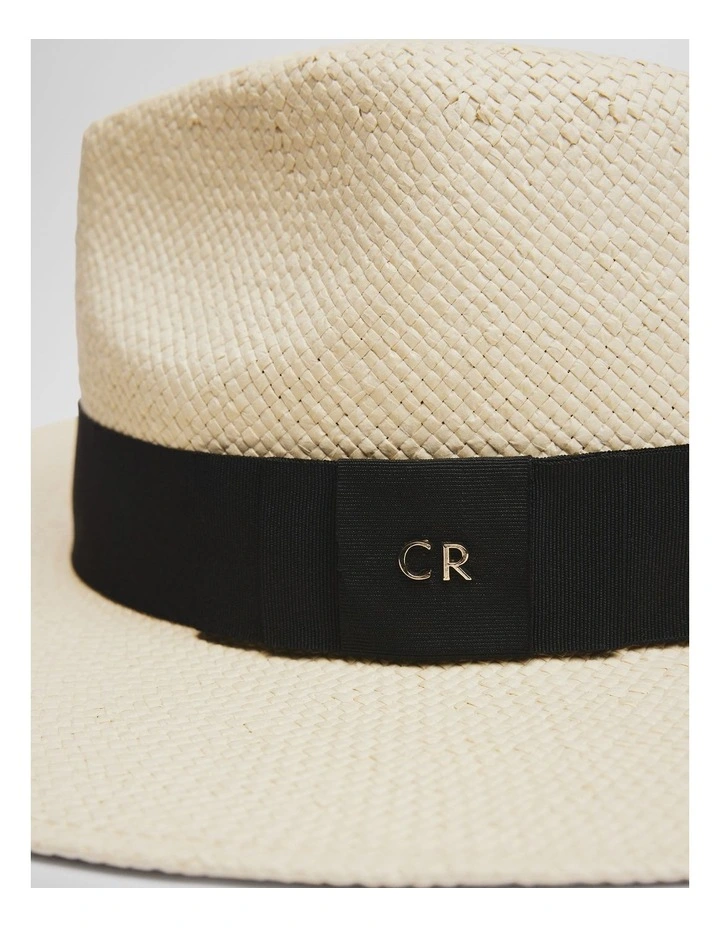 Wide Brim Panama in Natural image 3