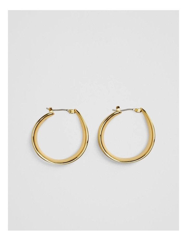 Kora Statement Hoop in Gold image 1