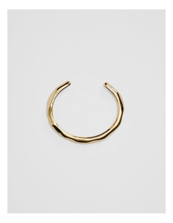 Kora Thin Molten Cuff in Gold image 1
