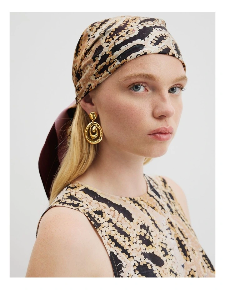Country Road X Ngali Silk Scarf in After The Rains image 2