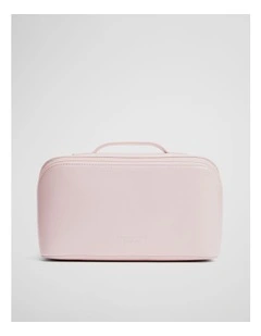 Large Convertible Cosmetic Case in Ballet Pink
