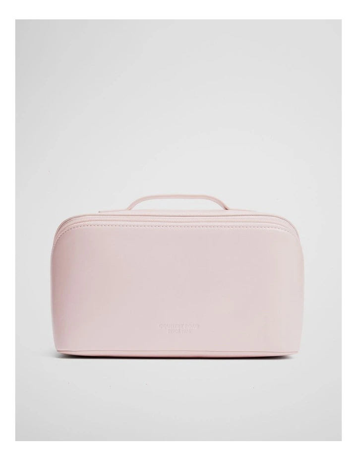 Large Convertible Cosmetic Case in Ballet Pink image 1