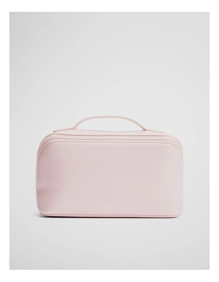 Medium Convertible Cosmetic Case in Ballet Pink image 1