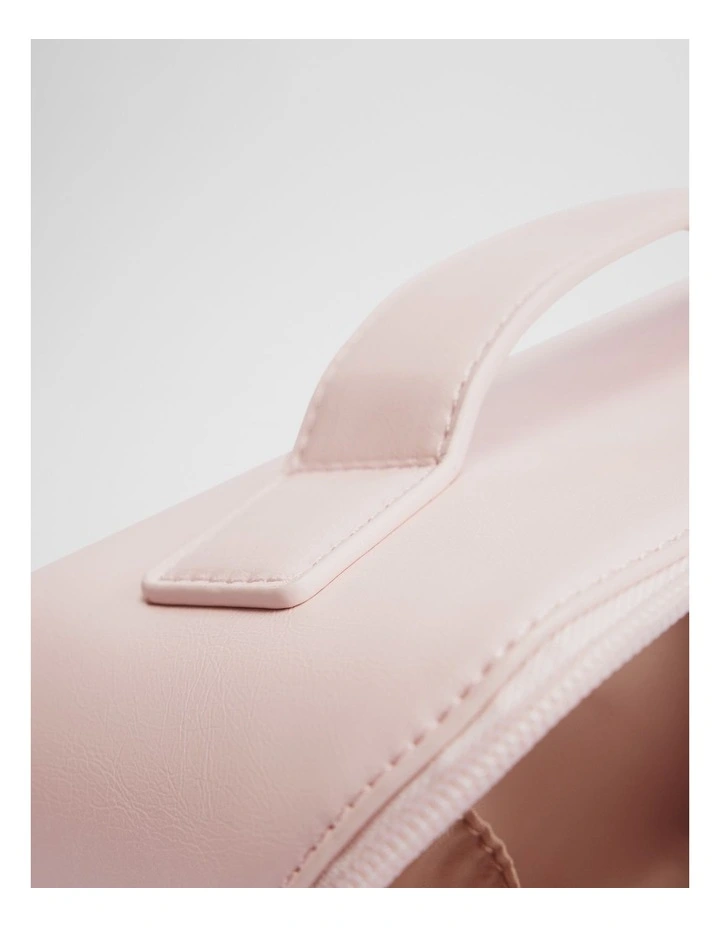 Medium Convertible Cosmetic Case in Ballet Pink image 3
