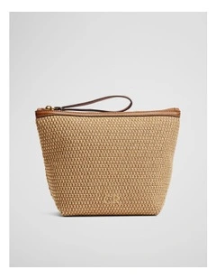 Scarlett Tri Cosmetic Case in Tan