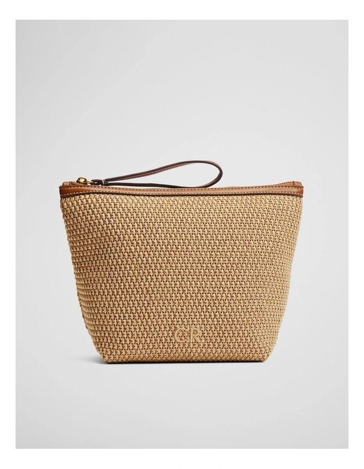 Scarlett Tri Cosmetic Case in Tan image 1