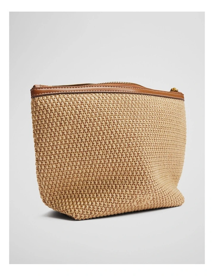 Scarlett Tri Cosmetic Case in Tan image 2