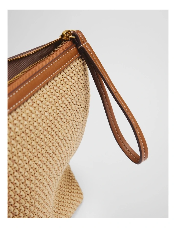 Scarlett Tri Cosmetic Case in Tan image 3
