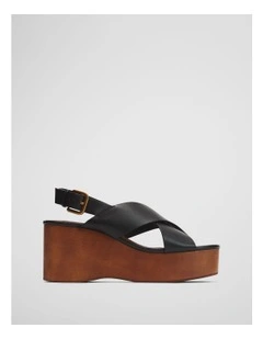 Serena Wedge in Black