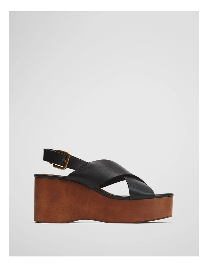 Serena Wedge in Black image 1