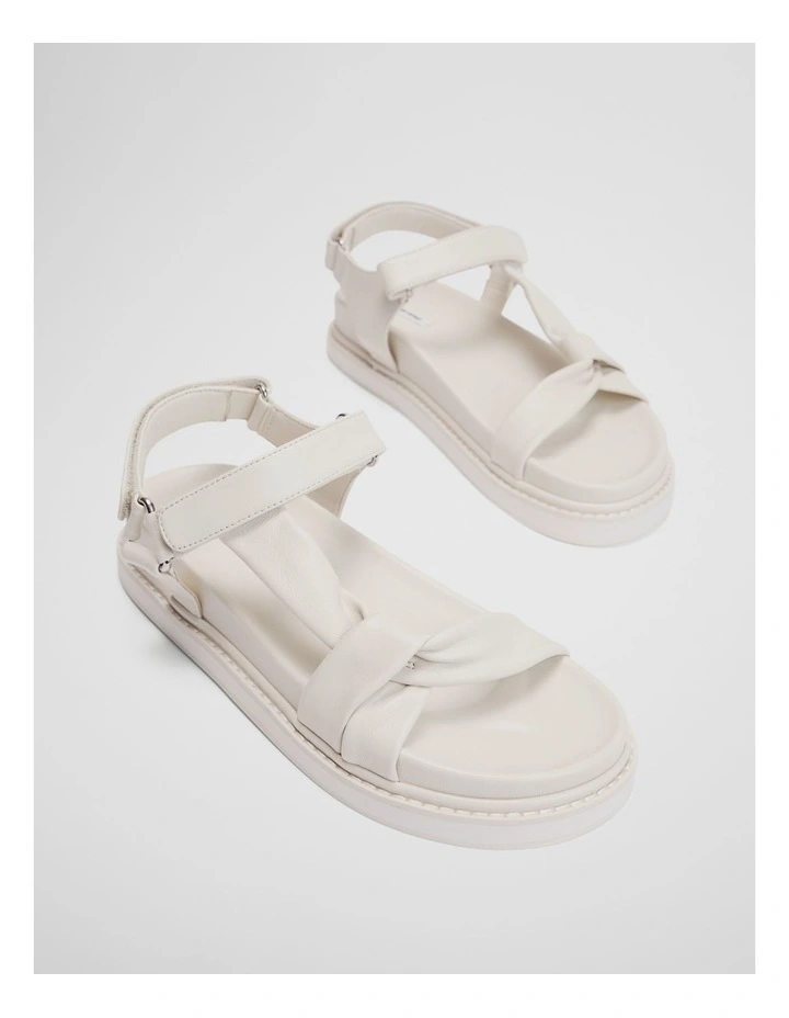 Claire Sandal in Parchment image 3