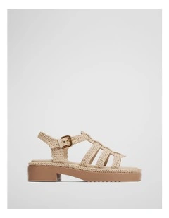 Kasey Woven Sandal in Natural