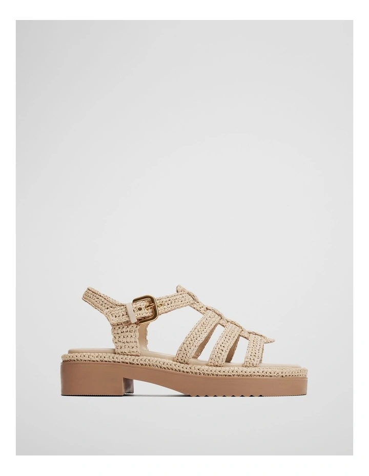 Kasey Woven Sandal in Natural image 1