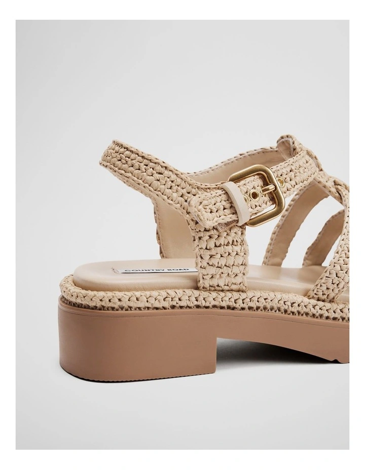 Kasey Woven Sandal in Natural image 4