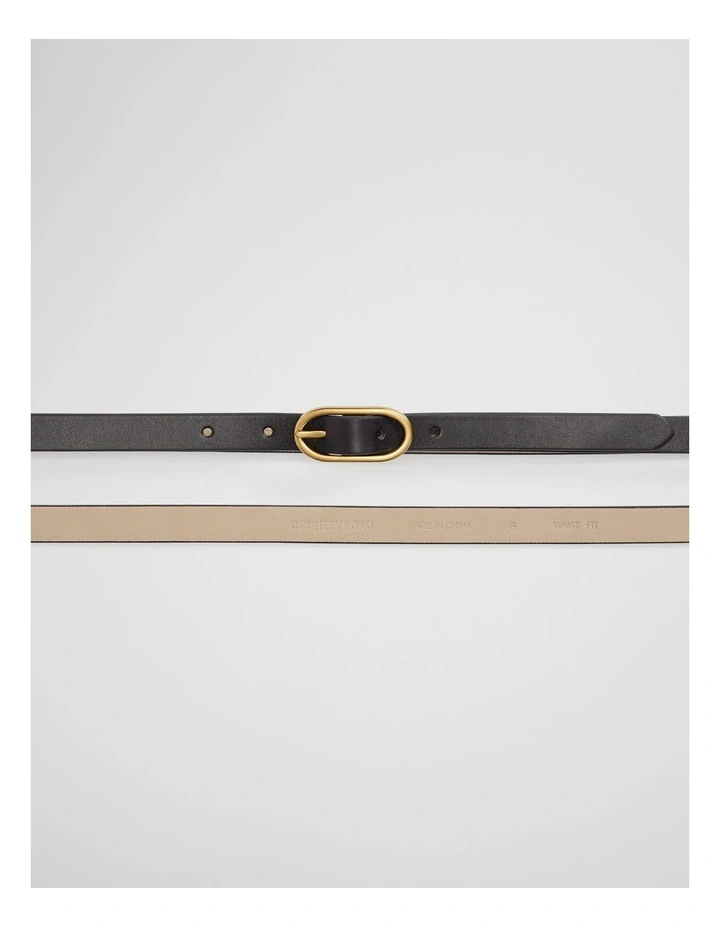 Zuri Belt in Black image 3