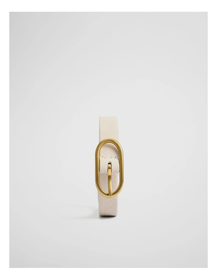 Zuri Belt in Oat Milk image 1