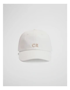 Cr Logo Cap in White