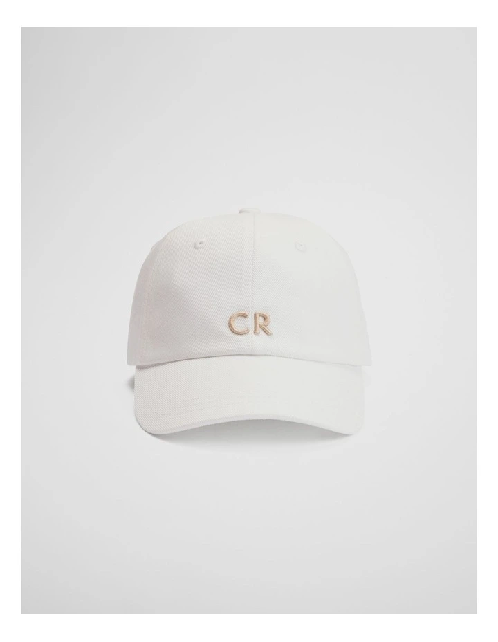 Cr Logo Cap in White image 1
