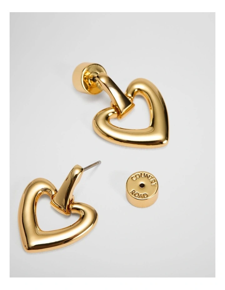 Harper Drop Earring in Gold image 3