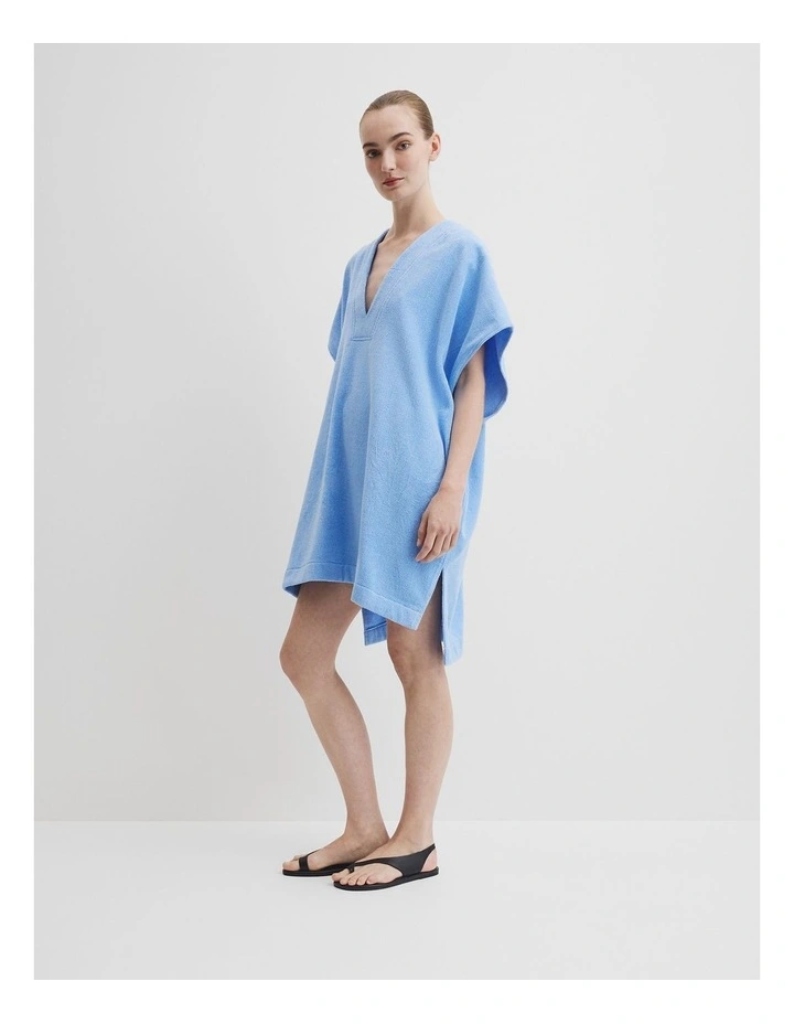 Australian Cotton Terry Kaftan in Cloud image 1